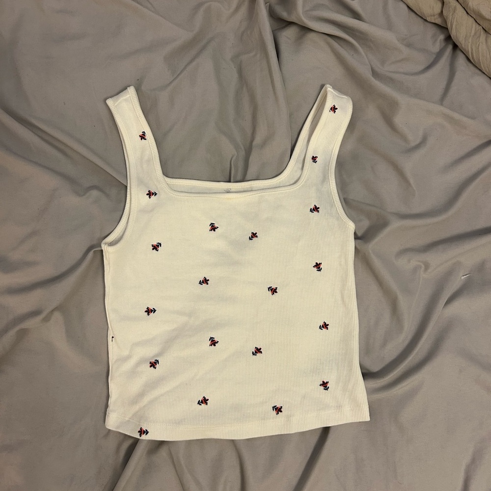 OLD NAVY 2-piece Ultra Crop Rib Knit Tank Tops